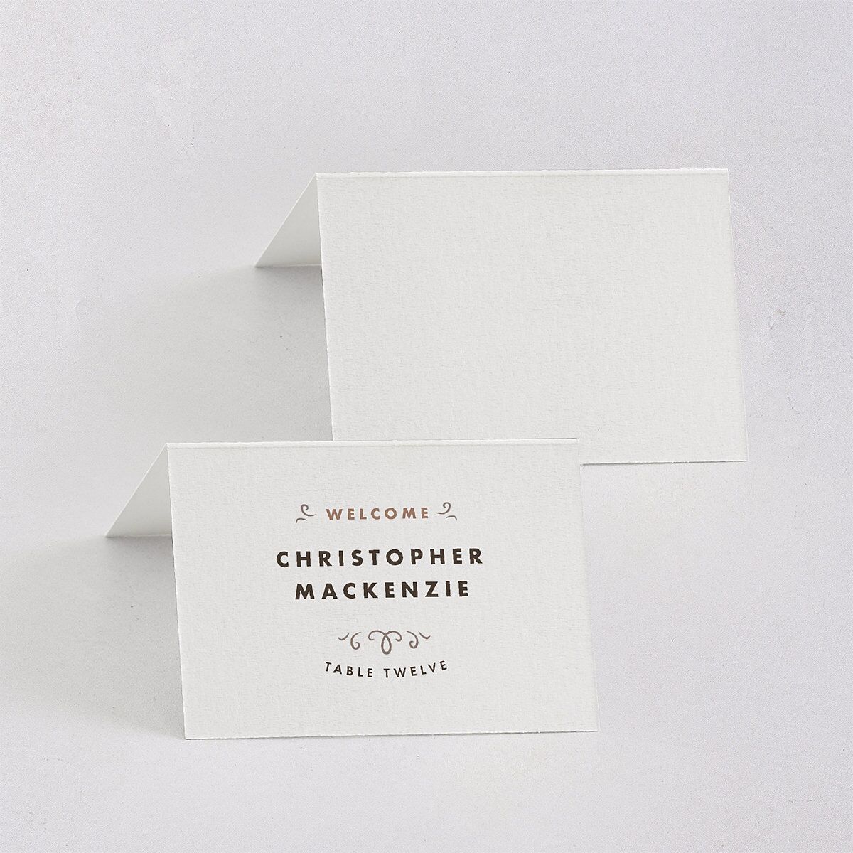 Cinematic Place Cards Linen Signature