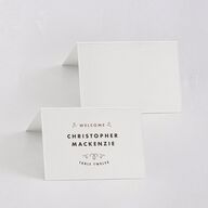 Cinematic Place Cards Linen Signature