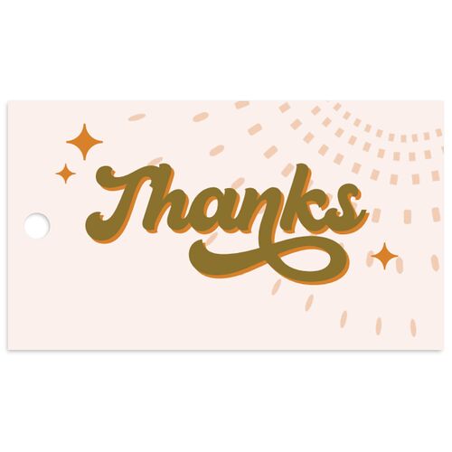 Disco Love Favor Gift Tags Umber Signature