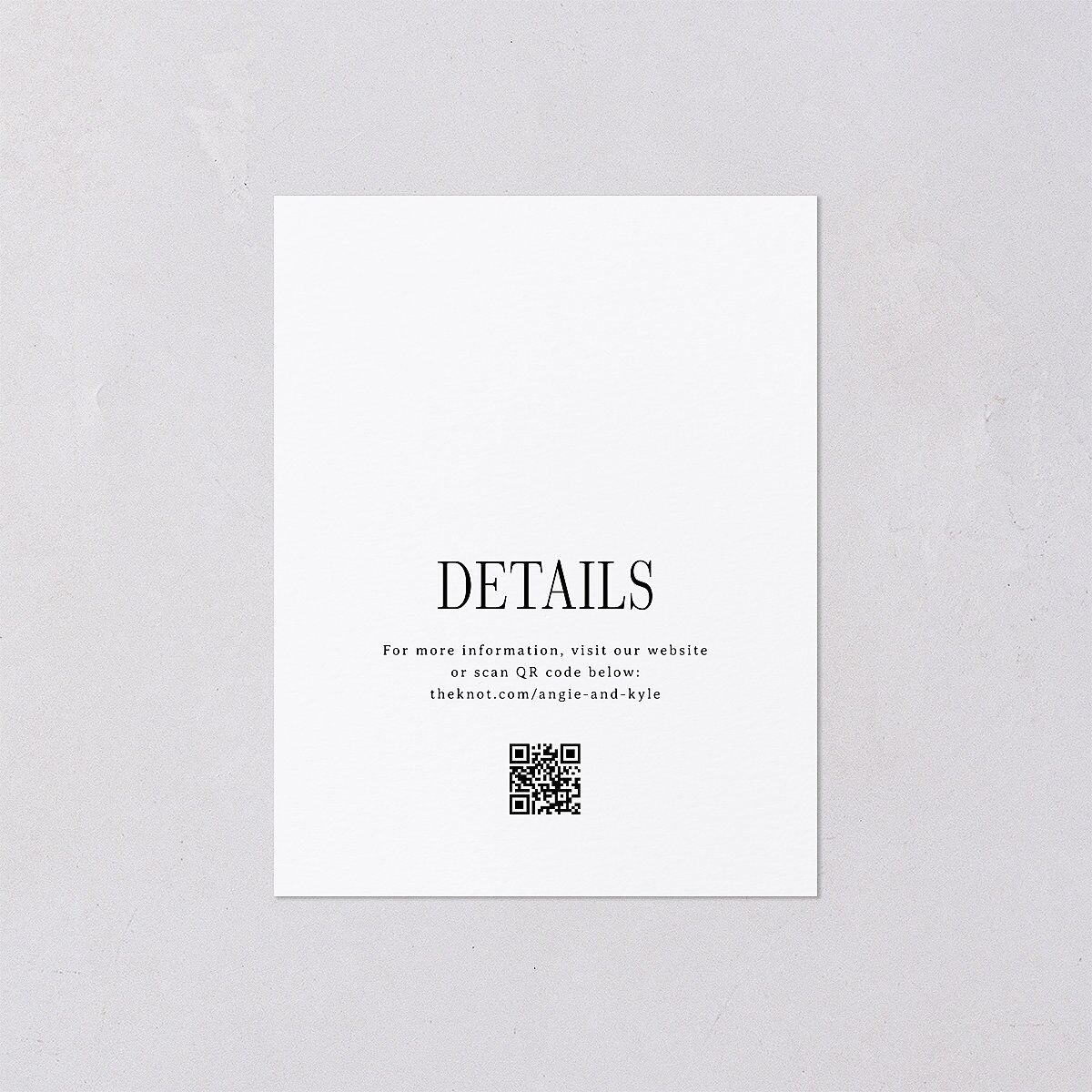 Classically Gilded Save the Date Petite Cards Pure White Signature smooth Blank No Standard