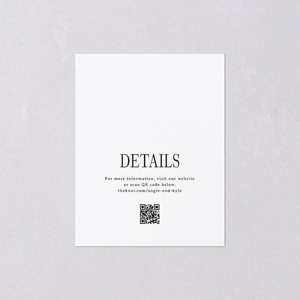 Classically Gilded Save the Date Petite Cards Pure White Signature smooth Blank No Standard