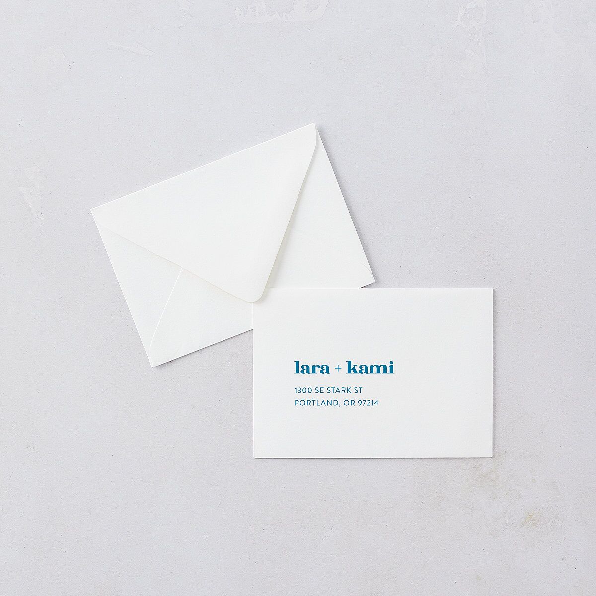 Vibrant Bold Response Card Euro Envelopes White Cruise Return Address Luxe