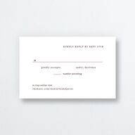 Photo Vow All-in-One Wedding Invitations Burgundy Signature Light Both Recipient and Return Addresses No