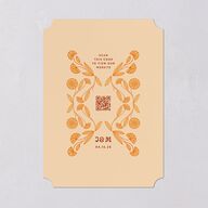 Wedstock Save the Date Cards Red Clay Signature smooth Blank No