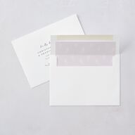 Elegant Farmhouse Lavender Wedding Invitations Ivory Signature Blank No Standard