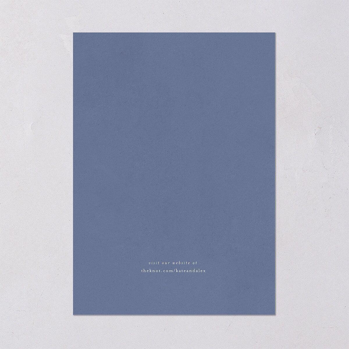 Romantic Branches Wedding Invitations Navy Signature Blank No Standard