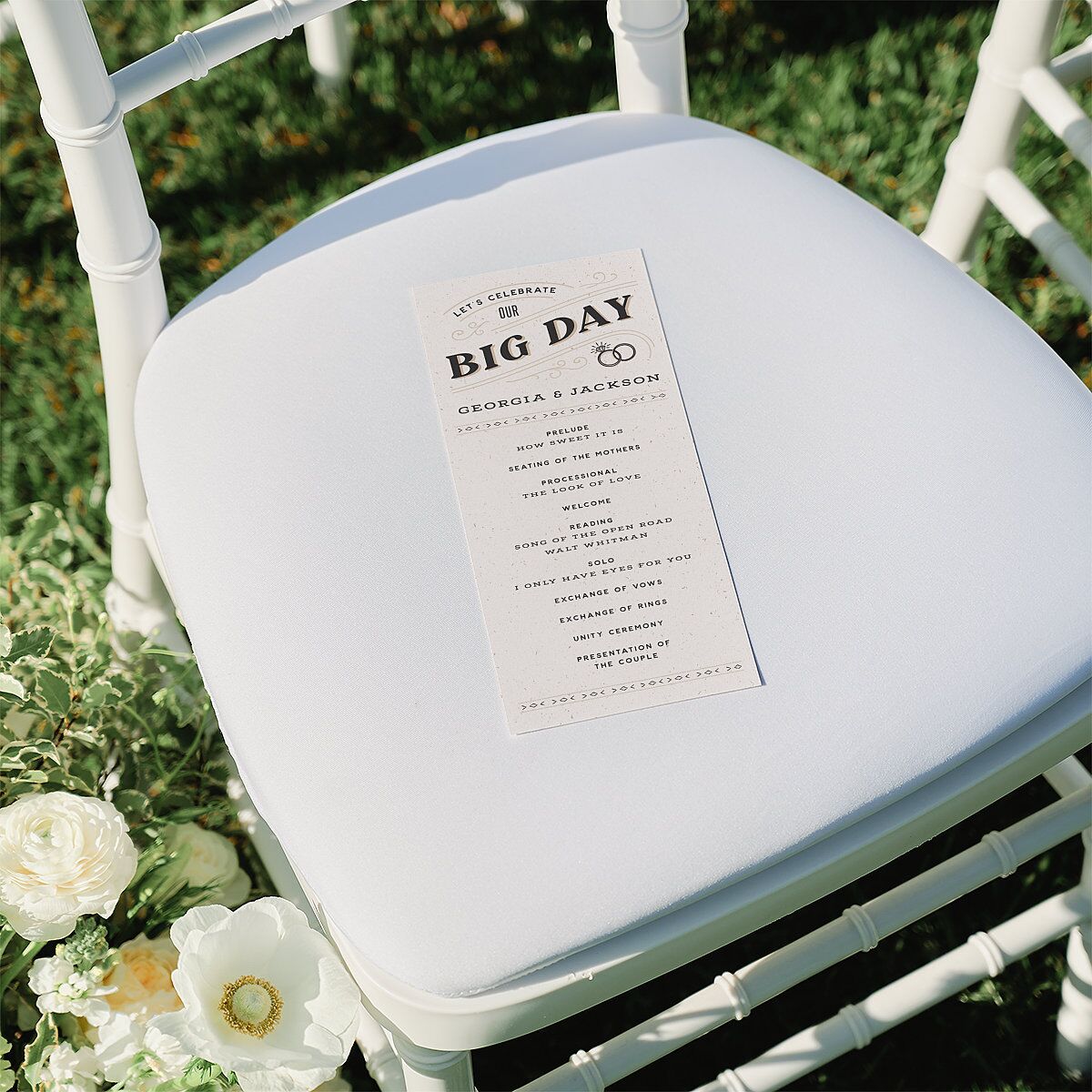Western I Do BBQ Wedding Programs — view 4