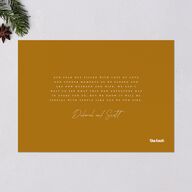 So Very Married Holiday Cards Gold Saddle Signature Blank Standard Landscape