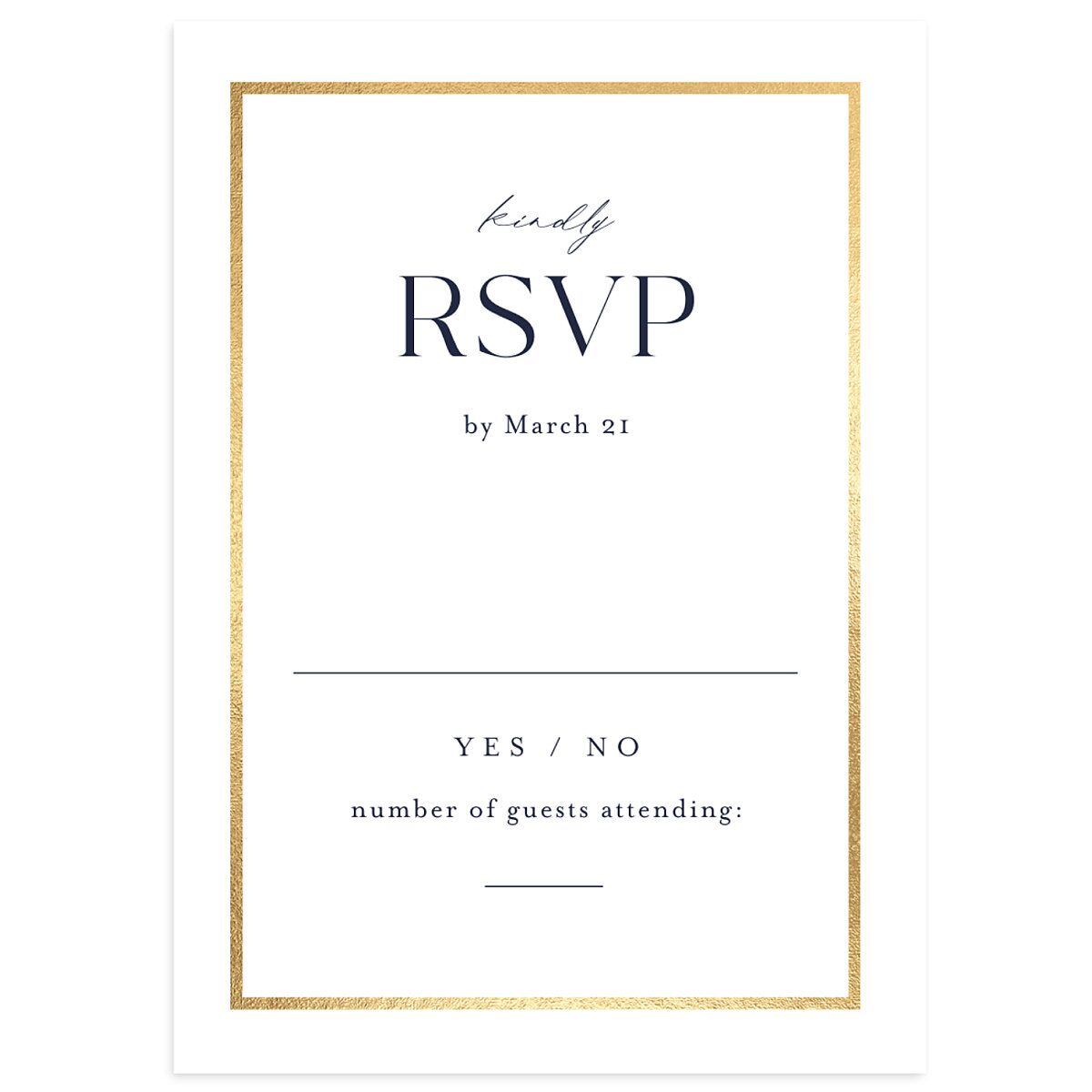 Joyful Union Wedding Response Cards