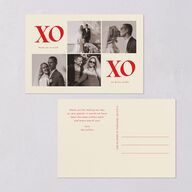 Bold Year Photo Series Thank You Postcards Candy Pink
