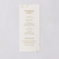 Photo Flourish Wedding Programs Marigold Signature