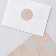 Gilded Florals Wedding Stickers Blossom Sticker