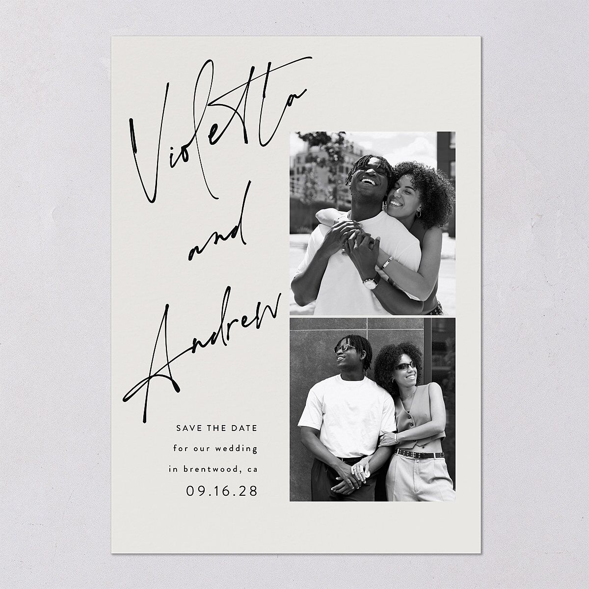 Signed Save The Date Cards — view 9