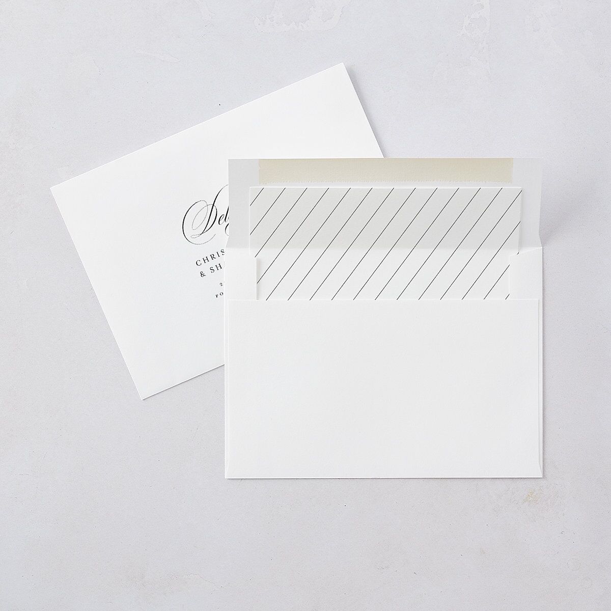 Classic Calligraphy Rehearsal Dinner Invitations — view 7