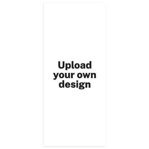 Upload Your Own Design Portrait Photo Wedding Programs Pure White Signature