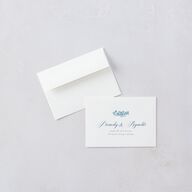 Elegant Antique Toile Frame Wedding Response Cards by Bridgerton Cruise Signature Standard