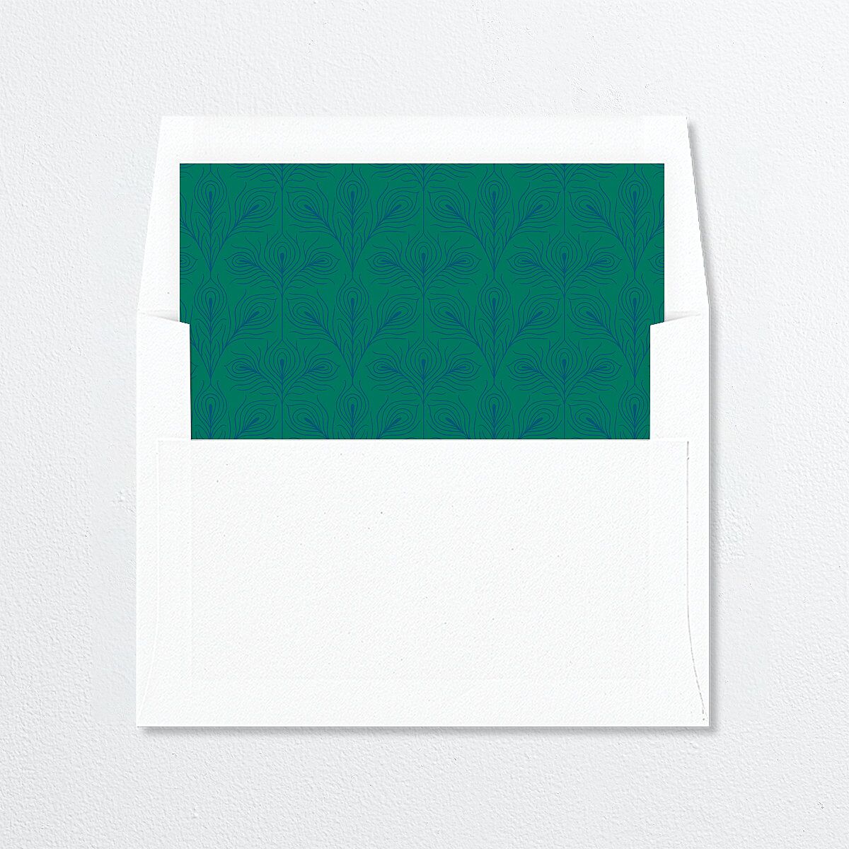 Peacock Nouveau Standard Envelope Liners Linen Standard