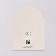 Arched Photo Save the Date Cards Sand Signature smooth Blank No Arch