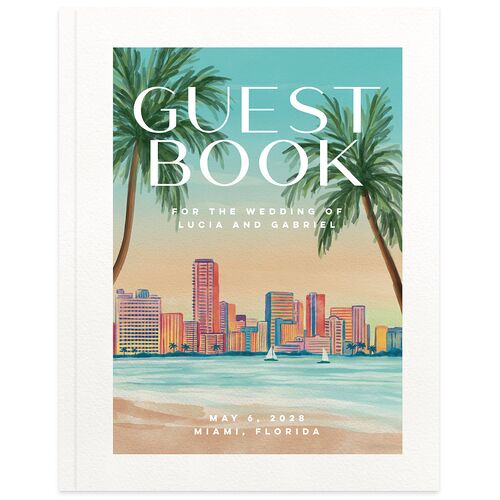 Meet Us In Miami Guest Books Turquoise