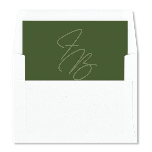 Retro Tropical Destination Envelope Liners Pear Standard