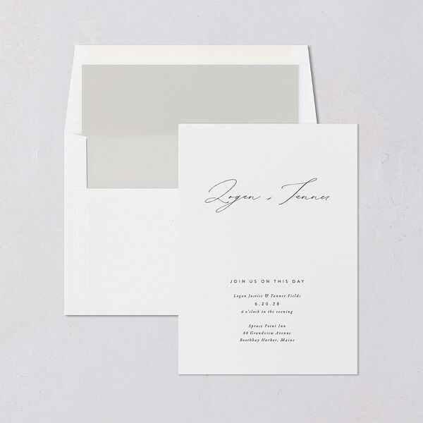 Romantic Minimal Standard Envelope Liners Snow Standard