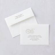 Timeless Passport Wedding Invitations Linen Signature Blank No Standard