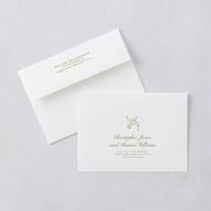 Elegant Italian Toile Wedding Invitations Greenery Signature Blank No Standard