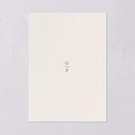 Glistening Garden Wedding Invitations Gold Linen Signature Blank No