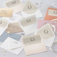 Branches Monogram Euro Envelope Liners Linen Luxe