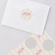 Warm Wishes Gallery Wedding Stickers Champagne Circle