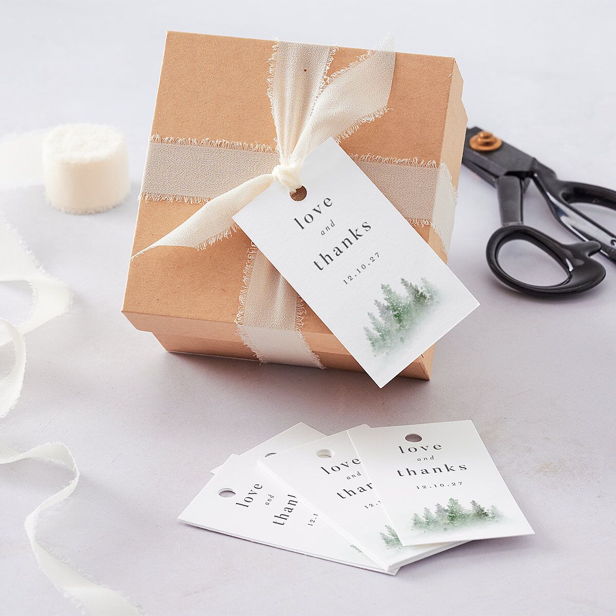 Mountain Mist Favor Gift Tags — view 5