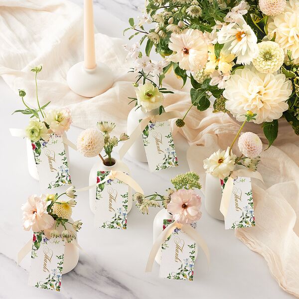 Opulent Garden Favor Gift Tags Scottish Green Signature
