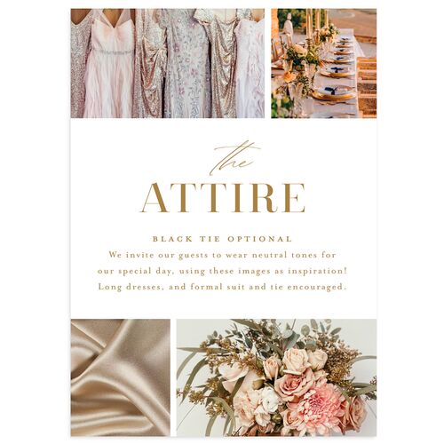 Portrait Gallery Wedding Attire Cards Driftwood Signature Standard