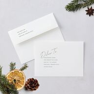 Signature Holiday Holiday Cards Deep Olive Signature Blank Standard Portrait