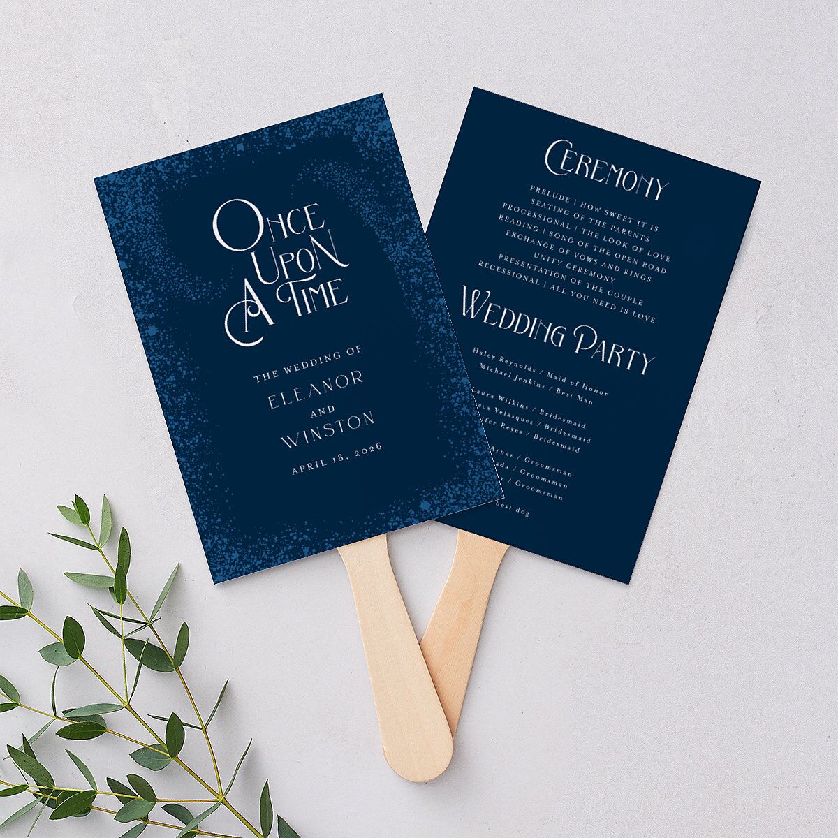 Be Our Guest Fan Programs Navy Signature Standard