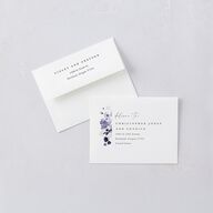 Ethereal Floral Save The Date Magnets Sheer Lilac Magnet Paper
