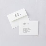 Modern Arc Thank You Cards Licorice