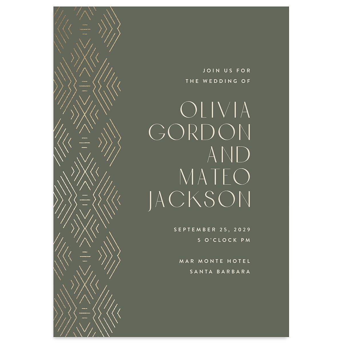 Boho Texture Wedding Invitations