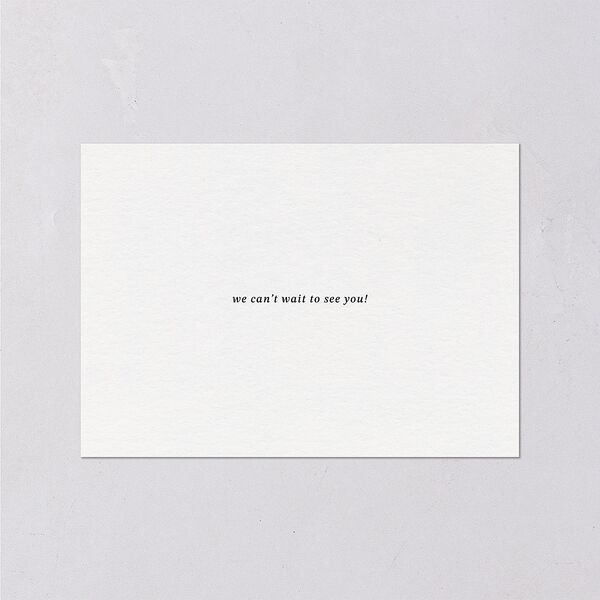 Elegant Minimalist Wedding Response Cards Pure White Signature Standard