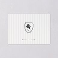 Old Money Botanical Wedding Enclosure Cards Pure White Signature Standard