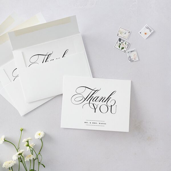 Opposites Attract Thank You Cards Licorice