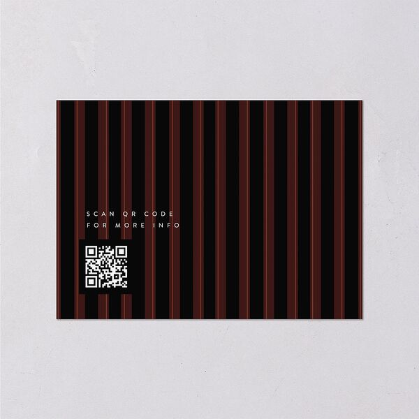 Editorial Gothic Till Death Wedding Response Cards Charcoal Signature Standard