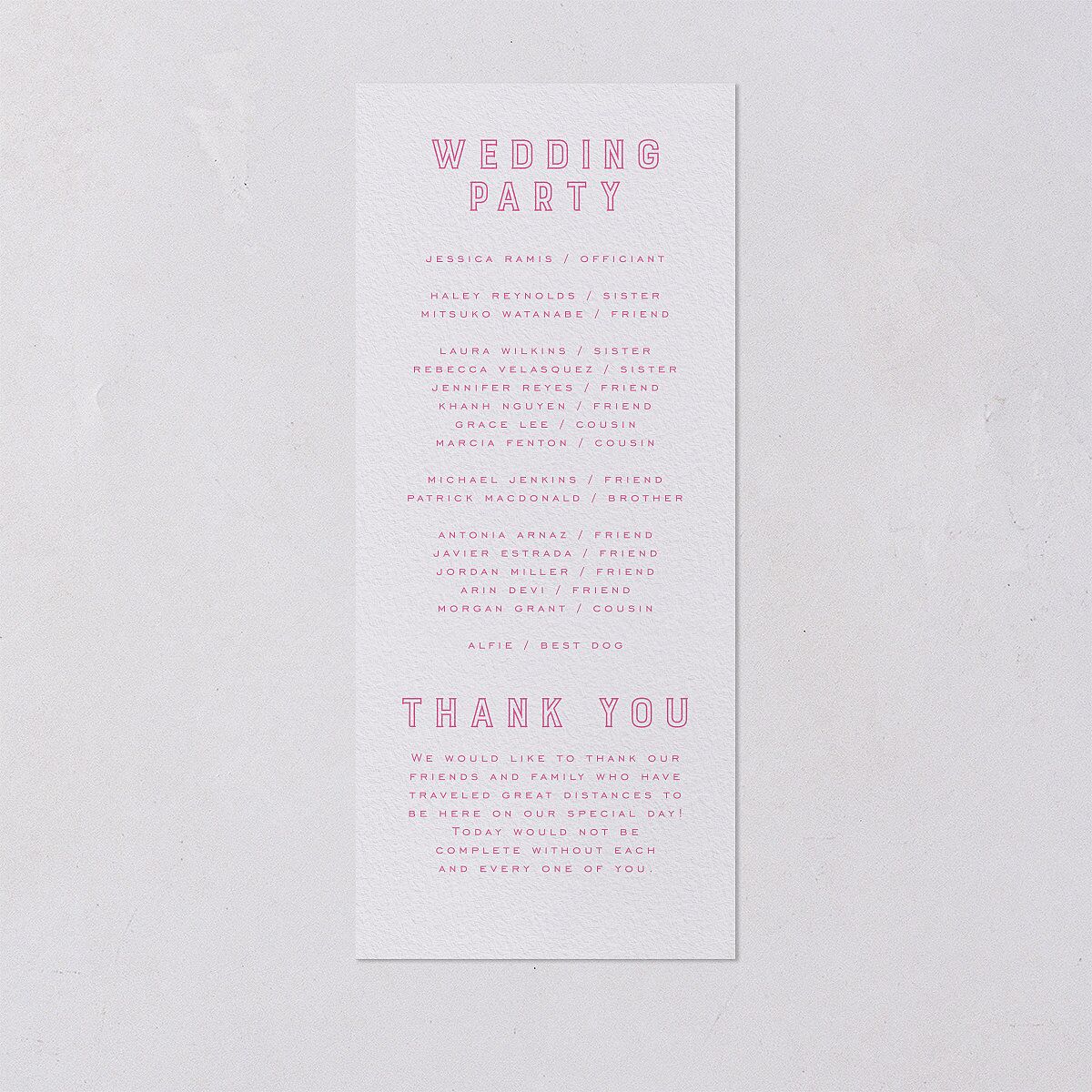 Iconic Beach Wedding Programs Sky Signature