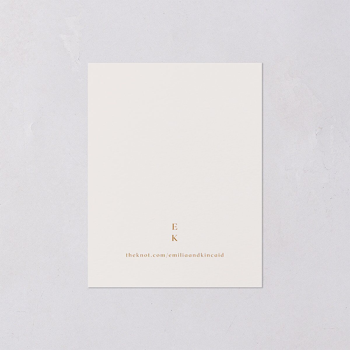 Wild Pansies Save the Date Petite Cards Rose Gold Signature smooth Blank No Standard