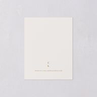 Wild Pansies Save the Date Petite Cards Rose Gold Signature smooth Blank No Standard