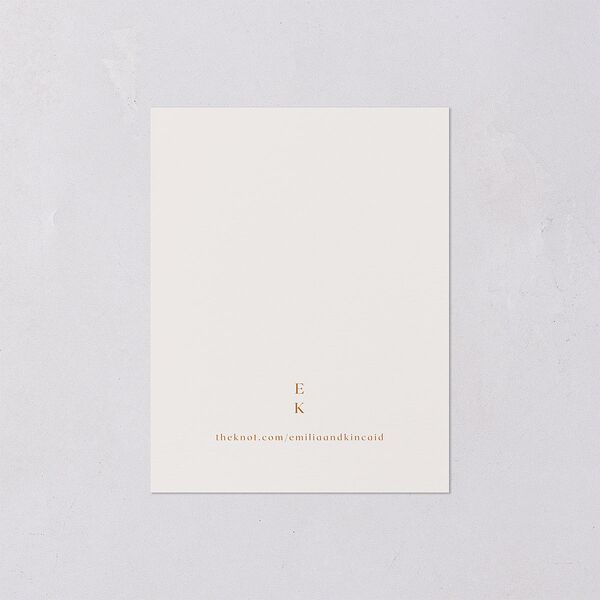 Wild Pansies Save the Date Petite Cards Rose Gold Signature smooth Blank No Standard