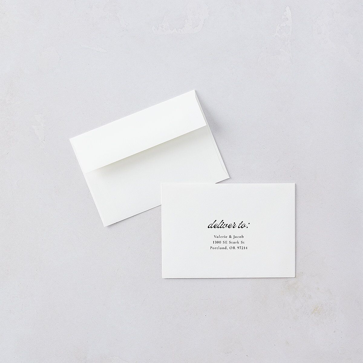 Wavy Frame Photo Wedding Response Cards Sea Blue Signature Standard