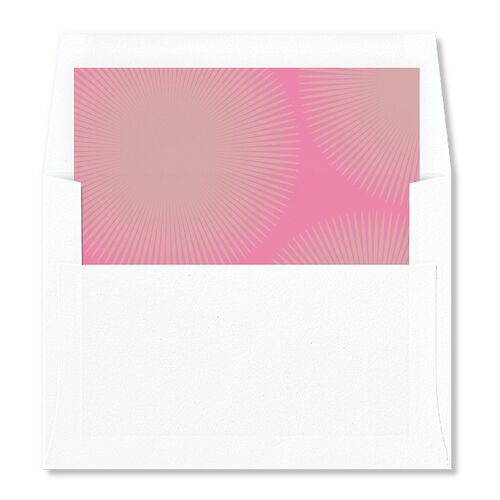 Retro Sunburst Envelope Liners Lily Standard