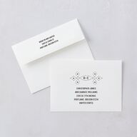 Classic Western Foil Wedding Invitations Midnight Gold Signature Blank No Standard