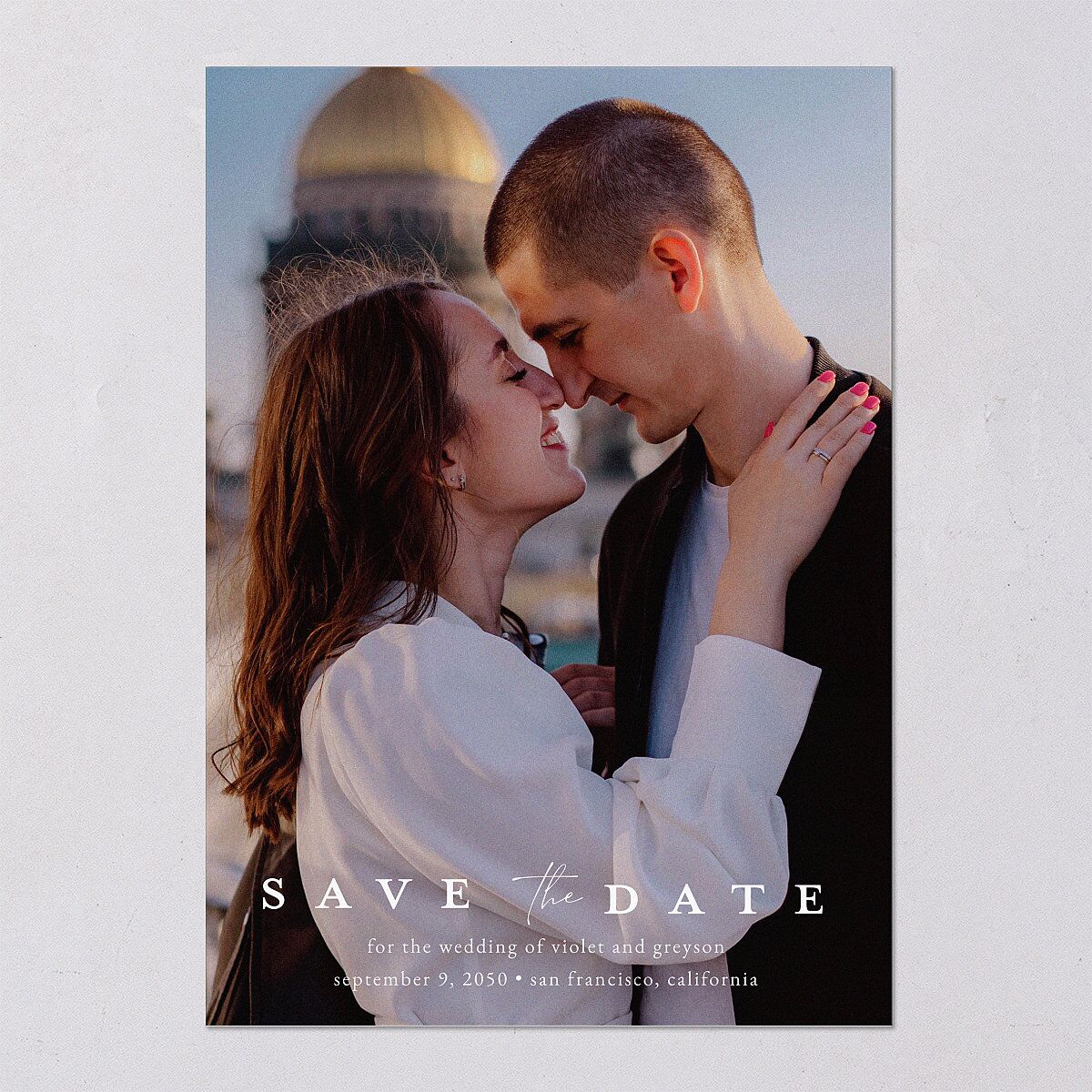 Ethereal Floral Save The Date Cards — view 10
